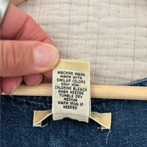 Bechamel  Embroidered Denim Sleeveless Maxi Jumper Birdhouse Cats Cottagecore XL - Picture 10 of 10